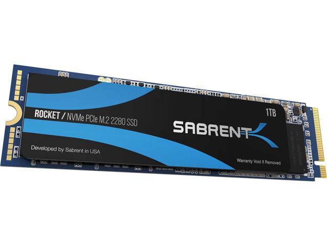 SABRENT 1TB Rocket NVMe PCIe M.2 2280 Internal SSD High-Performance Solid State Drive (SB-ROCKET-1TB)