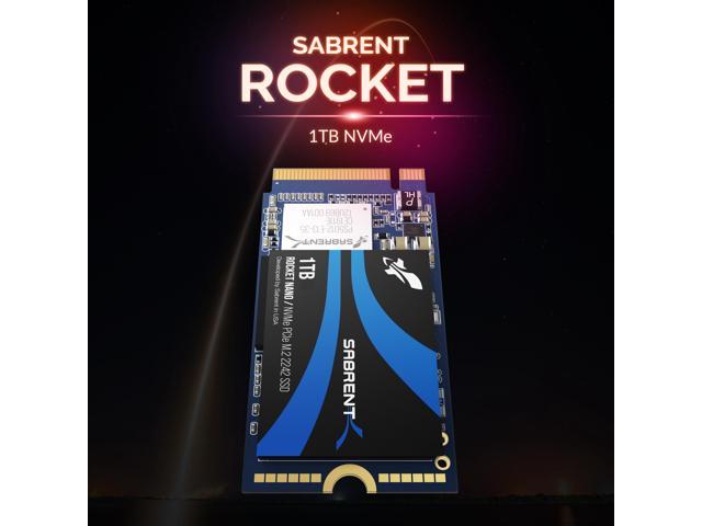 SABRENT 1TB Rocket NVMe PCIe M.2 2242 DRAM-less Low Power Internal