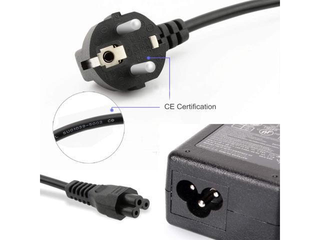 1.5M EU Universal Laptop 3-pin Charger Plug Power Adapter Cord Cable