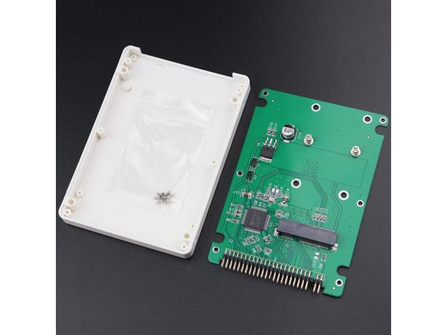 mSATA to 2.5" inch IDE mSATA to PATA Converter Adapter Card 9.5mm Case Enclosure 
