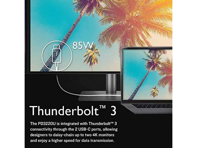 benq pd3220u 32 4k thunderbolt 3 monitor