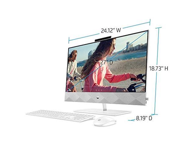 HP Pavilion All-in-One 27-inch Computer, Intel Core i7-10700T ...