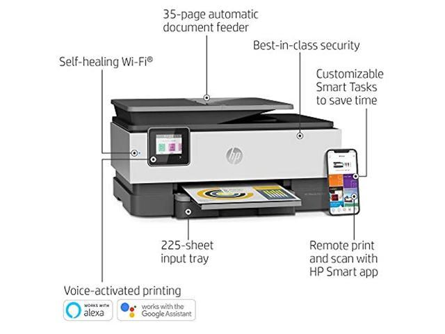 Hp Officejet Pro 8025 All In One Wireless Printer Smart Home Office Productivity Hp Instant 