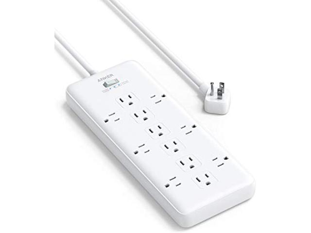 Surge Protector Power Strip with 5 Outlets and 2 USB Ports 6FT UL Home Office 