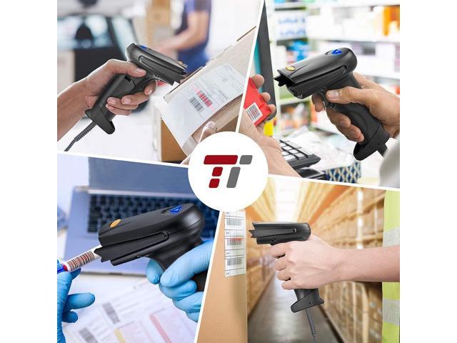 TaoTronics TT-BS012 Wireless Cordless Handheld Barcode Scanner Reader ...