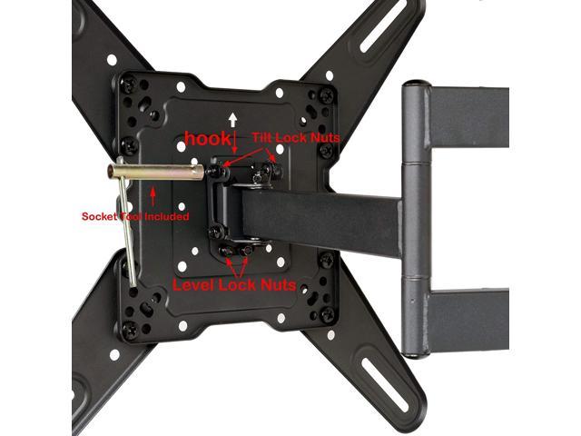 VideoSecu Full Motion Articulating TV Wall Mount For Most 26-55" LCD ...