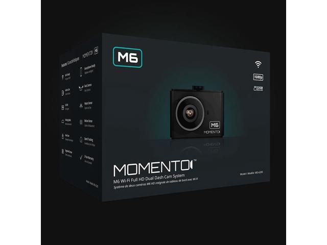 Momento MD-6200 M6 Wi-Fi HD Dual Dash Camera - Newegg.com