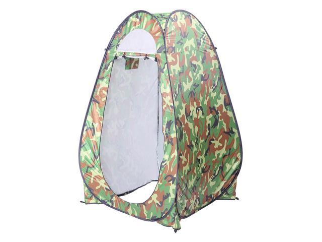 Camping Tent Camouflage Single Portable Bathroom Tent w/ a Handbag