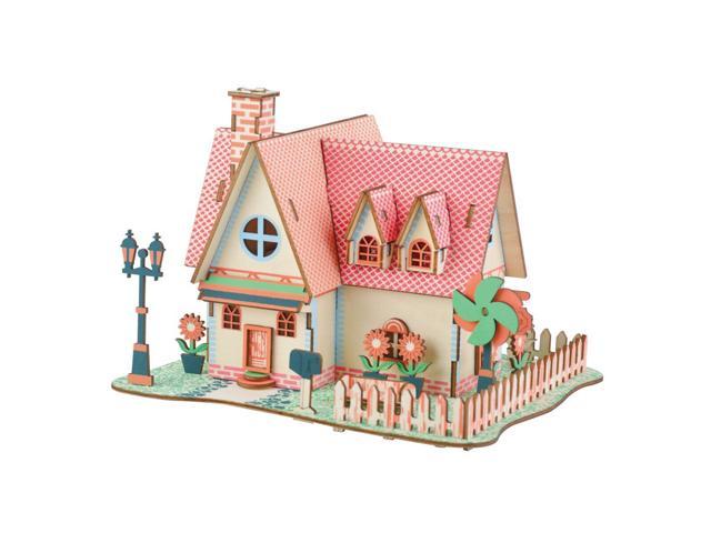 3D Woodcraft Puzzle Assembly House Kit Model Building ...