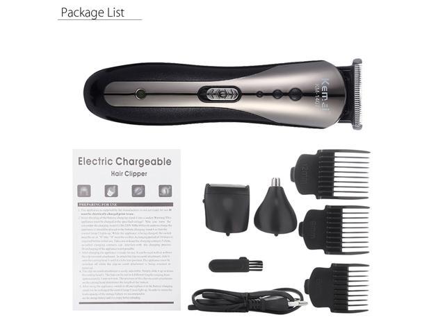  KEMEI  KM  1407  Electric Cordless Hair Clipper Nose Trimmer 