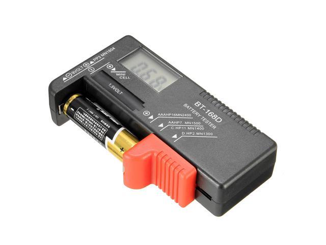 BUTTON CELL 1.5V/9V SMALL HANDHELD BATTERY TESTER UNIVERSAL AAA-AA-C-D 
