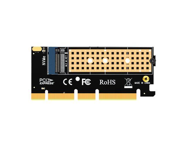 GLOTRENDS M.2 PCIe 4.0/3.0 Adapter Without Bracket for M.2 PCIe SSD (NVMe and AHCI), PCI-E GEN4 Full Speed