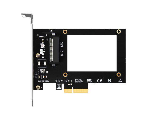 GLOTRENDS U.2 (SFF-8639) to PCIe 4.0 X4 Adapter for 2.5 Inch U.2 SSD, PCI-E X4 Full Speed