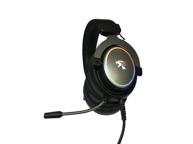 USB 7.1 RGB Gaming Headset Earphone with LED light Noise Canceling