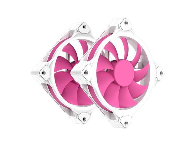 120mm 12V/4Pin PWM Case Fan CPU White Light Hydraulic Temperature