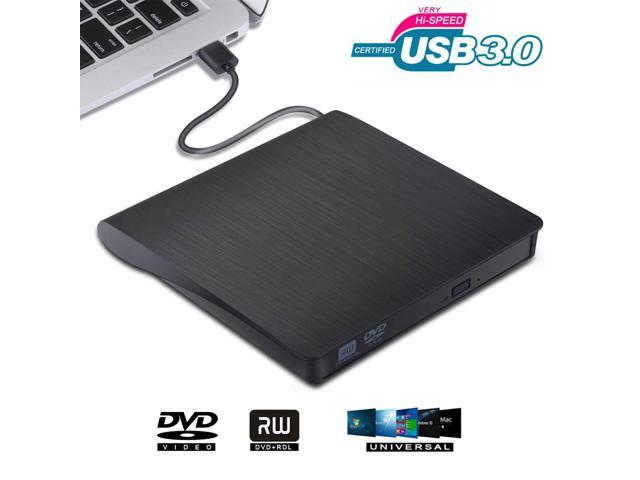 External DVD Drive USB 3.0 Portable CD DVD RW Drive Writer Burner Optical Player Compatible For Windows 10 Laptop Desktop iMac