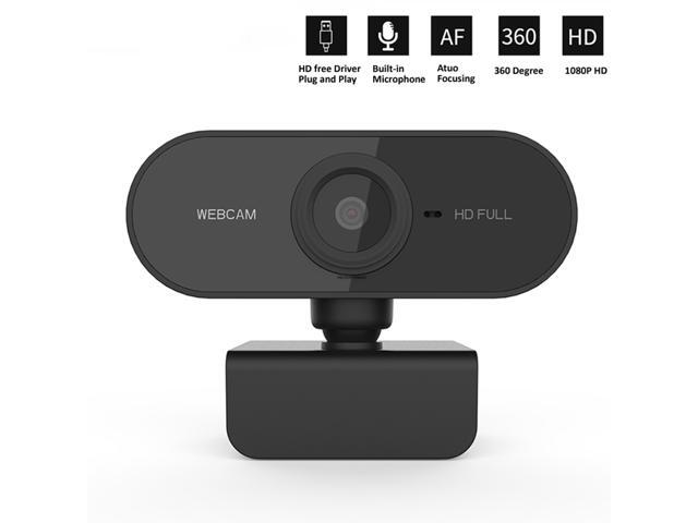 HD 1080P Webcam Mini Computer PC WebCamera with Microphone Rotatable Cameras for Live Broadcast Video Calling Conference Work