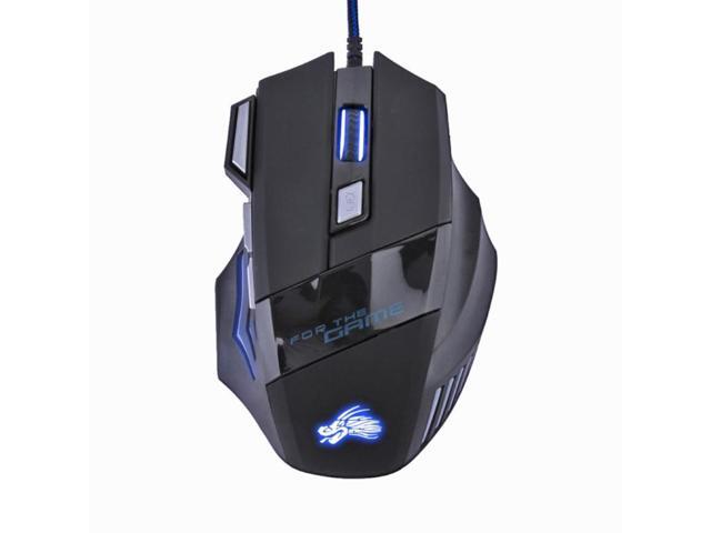 5500DPI LED Optical USB Wired Gaming Mouse 7 Buttons Gamer Computer Mice for Computer Laptop Desktop PC Gaming Mice
