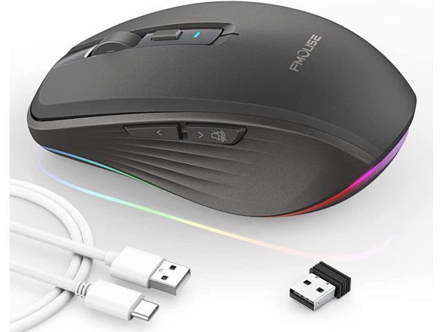 2.4GHz Wireless Bluetooth Optical Mouse Laptop RGB Battery Mice