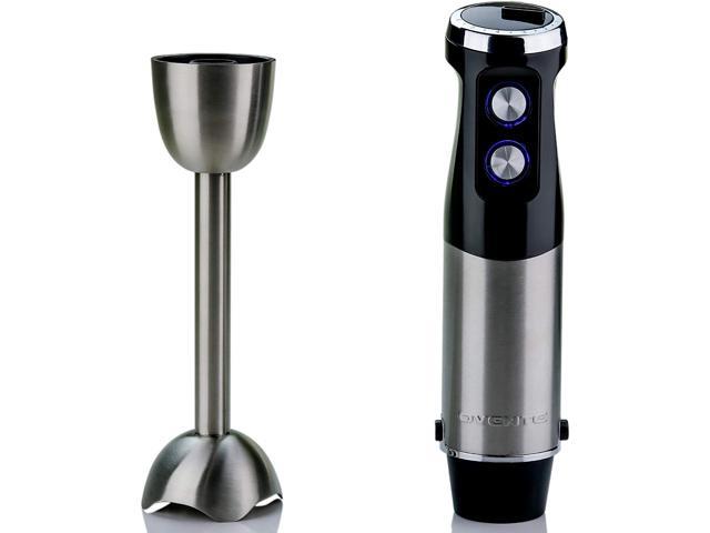 Ovente Immersion Electric Hand Blender with Brushed Stainless