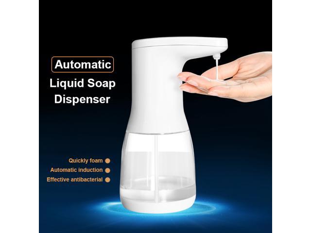 600mL Touchless Automatic Alcohol Soap Dispenser USB Charging Smart Sensor Foam Machine Infrared Sensor Foam Soap Dispenser for kitchen/bathroom handwashing