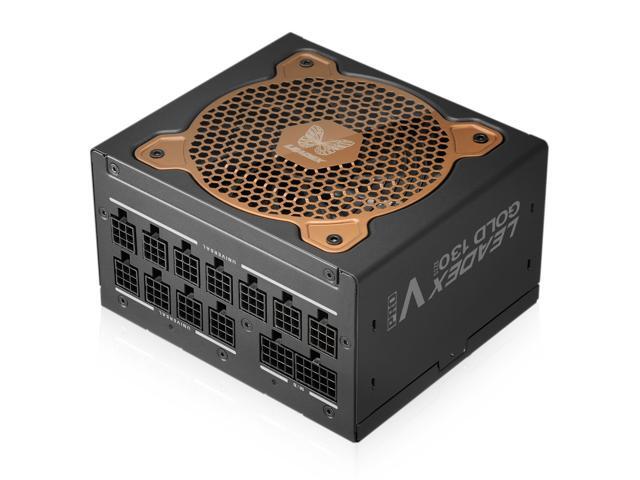 Super Flower Leadex V Gold PRO 850W ATX 80 PLUS GOLD Certified Power Supply, Smallest 130mm 850W ATX PSU, 10 Years Warranty, Patent Super Connectors,
