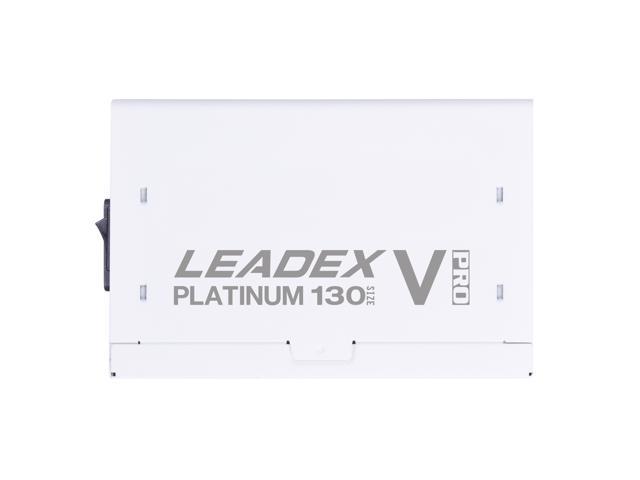 Super Flower Leadex V Platinum PRO White 1000W ATX 80 PLUS PLATINUM  Certified Power Supply, Smallest 130mm 1000W ATX PSU, 10 Years Warranty,  Patent Super Connectors, Full Modular, SF-1000F14TP(WH) - Newegg.com