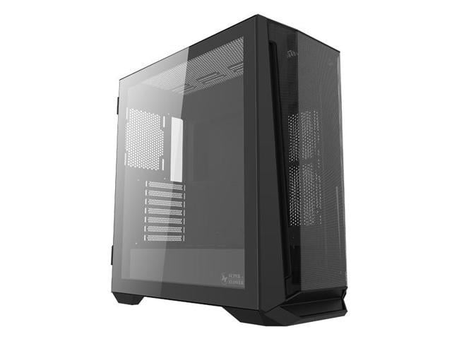 Super Flower Zillion M705 Airflow, Black Steel, Tempered Glass ATX Mid ...