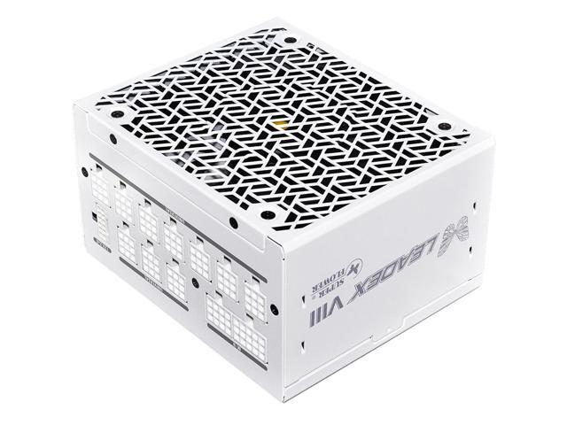 (Pre-Order Promotion Price) Super Flower Leadex VIII Platinum PRO 1000W ATX 3.1&PCIe 5.1(Native 12V-2x6 Cable), Cybenetics PLATINUM, Smallest 125mm ATX PSU, Patent Super Connector, Full Modular, White