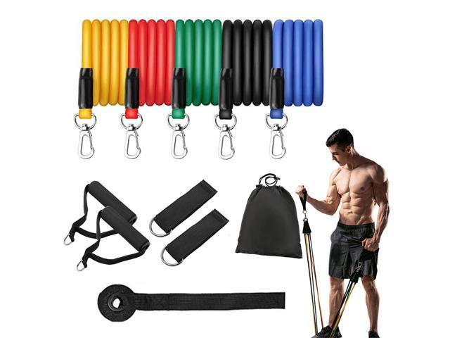 Resistance Band Fitness Rubber Rope Training Tube Exercise Stretch Expander Yoga 