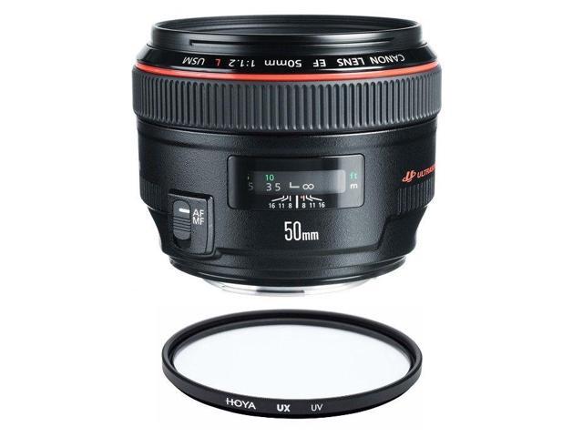 CANON EF 50mm F1.2L USM + HOYA UX UV 72mm Filter - Newegg.com