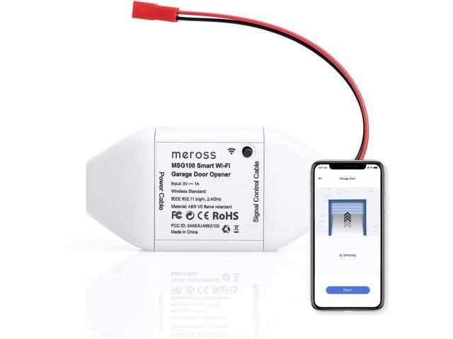 meross MSG100 Smart Wi-Fi Garage Door Remote Opener for sale online 