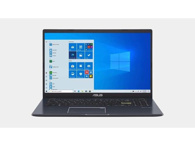 Asus Vivobook 15 Ultra-Thin Business/Student Laptop 15.6” Full HD Display Intel 2-Core N4020 4GB RAM 64GB eMMC Backlit KB Fingerprint Reader USB-C Bluetooth HDMI Win10