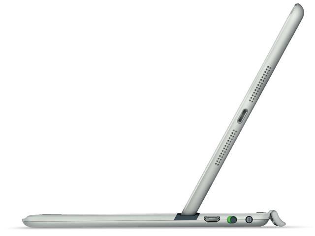 Logitech Wireless Ultrathin Keyboard Cover iPad mini w/ Retina 920-005795 Silver 