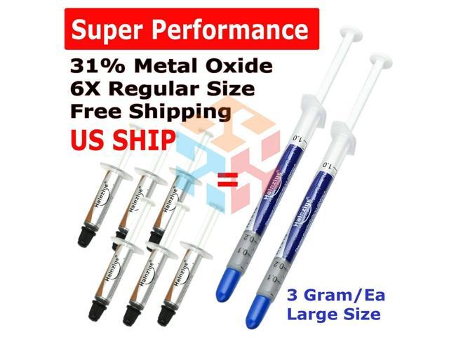 Silver Thermal Grease CPU Heatsink Compound Paste Syringe 5-pack