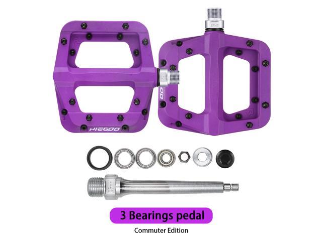 purple bike pedals