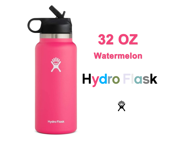 Hydro Flask Straw Lid Transparents For Hydro Flask Wide Mouth Water Bottle & Cleaning Brush 