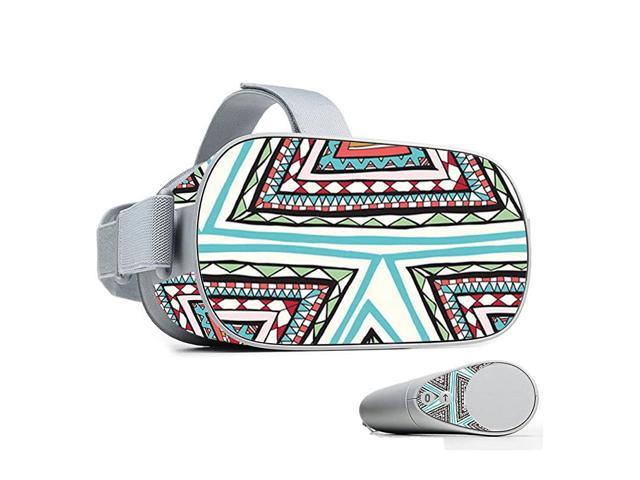 Skin Compatible with Oculus Go Mobile VR Aztec Pyramids | Protective Durable and Unique Vinyl Decal wrap Cover | Easy to Apply Remove and Change Styles | Made in The USA