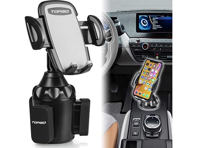 Adjustable Cradle Car Mount for iPhone 11 Pro/XR/XS Max/X/8/7 Plus/6s/Samsung S10+/Note 9/S8 Plus Cup Holder Phone Mount for Car 