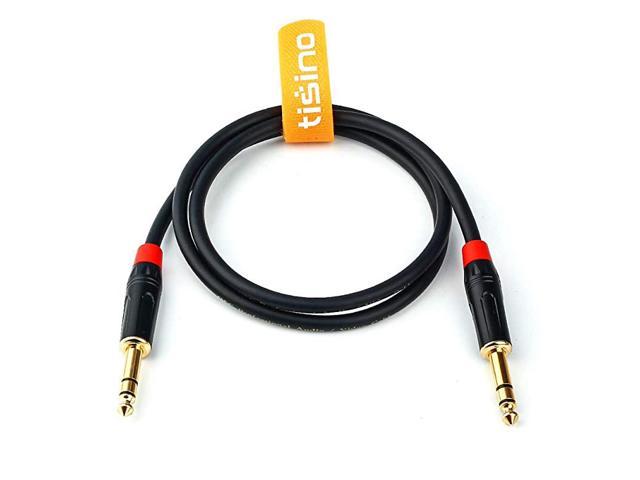 14 Inch Trs Cable Heavy Duty 635mm Male To Male Stereo Jack Balanced Audio Path Cord 