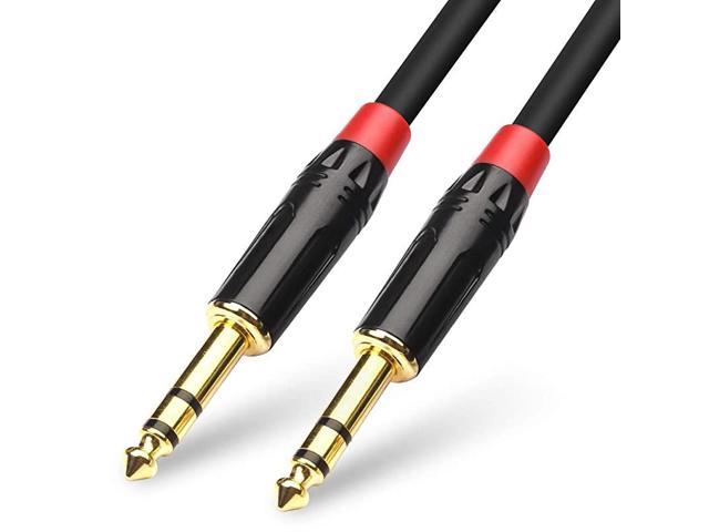 14 Inch Trs Cable Heavy Duty 635mm Male To Male Stereo Jack Balanced Audio Path Cord 