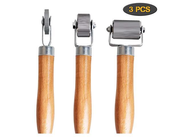 Car Sound Deadening Roller Metal Installation Tool 3 Pcs for Auto Noise Roller Car Sound Deadener Application Installation Tool Rolling Wheel Interior Accessories