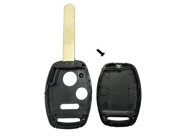 2 BTN Remote Key Case Fit For HONDA Accord Civic CRV Pilot Fit Replacement Fob 