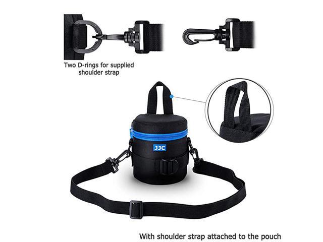 Camera Lens Pouch JJC DSLR Camera Lens Case for Canon 50mm 28mm 60mm 11-22mm 18-55mm 35-80mm 28-80mm Nikon 50mm 18-55mm Olympus 14-42mm 40-150mm Sony 18-70mm any Lens with Size 3.07x4.53” 