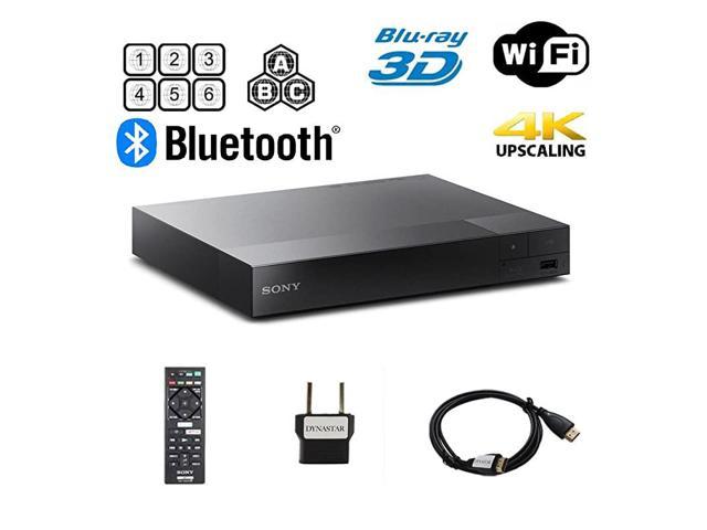 Sony BDP-S6700 Multi Region Blu-ray DVD Region Free Player 110-240 Volts;  HDMI Cable &  Plug Adapter Package WiFi / 3D/ 4K UpScaling Smart Region Free
