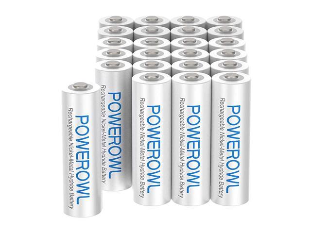 AAA Rechargeable Batteries 24 Pack,  High Capacity Rechargeable AAA Batteries 1000mAh 1.2V NiMH Low Self Discharge