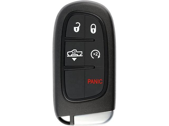2500 GQ4-54T KeylessOption Keyless Entry Remote Start Smart Car Key Fob Alarm for Air Suspension Dodge Ram 1500 Pack of 2 