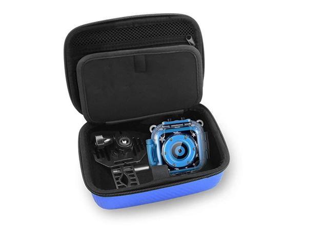 Kids Video Camera Travel Case Compatible with PROGRACE Ourlife Dragon Touch Kidicam and More Kids Waterproof Camera Recorders Case for Camera for Kids and Kids Action Camera Accessories