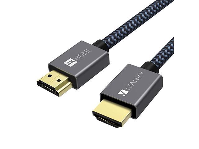 4K HDMI Cable 33 ft  High Speed 18Gbps HDMI 20 Cable 4K HDR HDCP 22 3D 2160P 1080P Ethernet Braided HDMI Cord Audio Return ARC Compatible UHD TV Bluray Projector