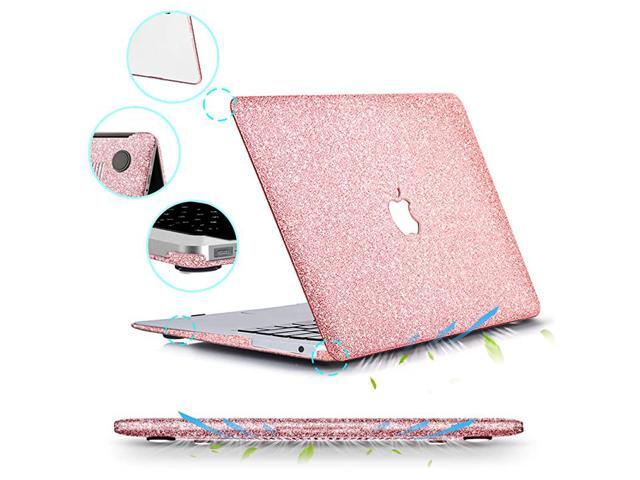 2in1 Luxury Bling Glitter Leather Coated Case for MacBook Air 11" Pro 13" 13.3" 
